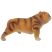 Műanyag játék pitbull kutya figura