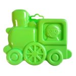 Junior homokozó forma - zöld mozdony - Wader
