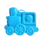 Junior homokozó forma - kék mozdony - Wader
